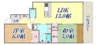 アービング杭瀬宮前公園の物件間取画像